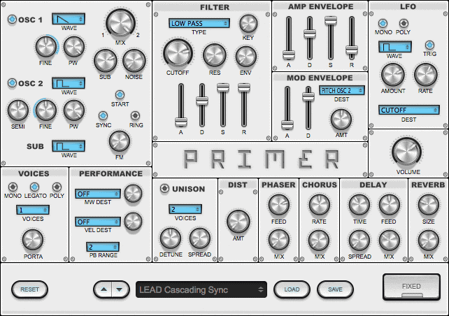 Syntorial Primer Synth