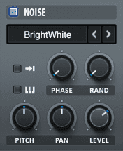 How to make White Noise Filter Sweep